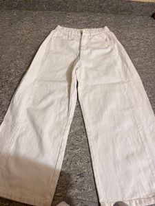 White Wide Leg Jeans