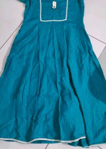Navy blue frock kurti