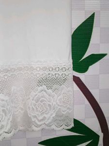 (1300)White Lace Trimmed Bloomers