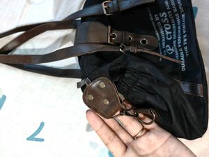 Stylish Y2k vintage Black &amp; Brown Shoulder Bag