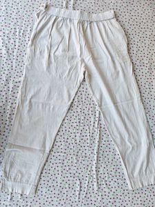 Comfortable White Cotton Salwar Pants