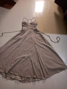 Long Party Slit Cut Dress