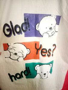 Cute Teddy Bear Graphic oversize t-shirt