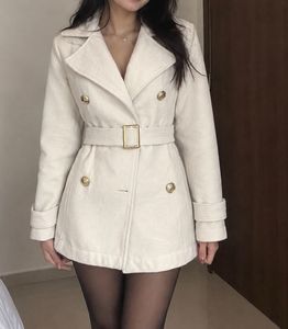 Elegant Belted Trench Coat