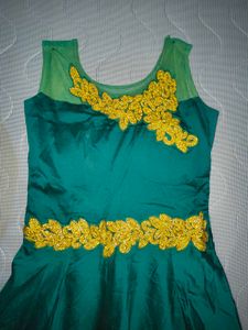 Elegant Green Ethnic Gown