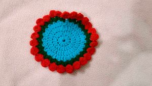 Handmade Crochet Coaster Set