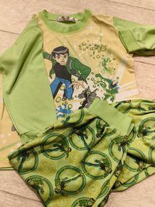 Green Ben10 Night Dress Unisex