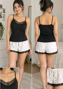 Cute Polka Dot Pajama Set