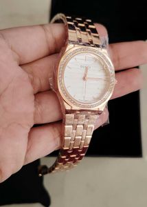 Gucci Rose Gold Watch with Crystals