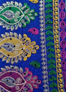 Embroidered Blue suit (Unstitched)