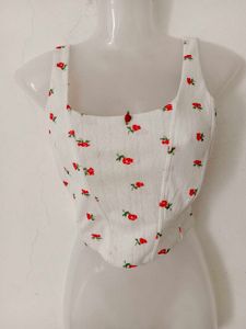 Floral Corset Top