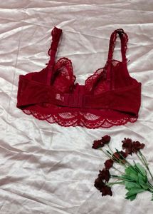 Lace Red Bra