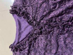 Elegant Purple Lace top