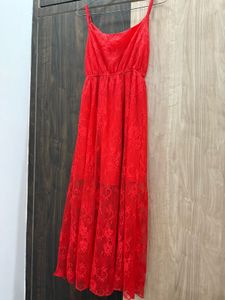 Red Lace Dress