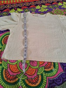 Chic Puff Sleeve Textured Top