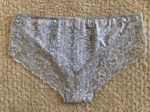 La Vie En Rose Lace Trimmed Snake Print Briefs