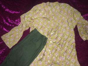 Printed Kurta top with pants