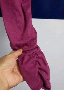 Comfortable Burgundy Leggings