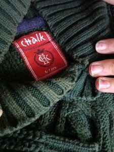 Green Knit Sweater