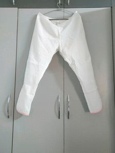 Kipek Off White Cotton Plazo Pant....