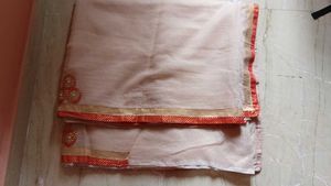 Elegant Saree with Embroidered Border