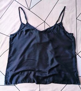 Chic Black Spaghetti Strap Top
