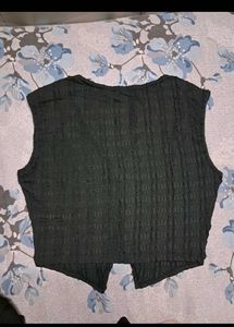 Chic Black Shein Vest