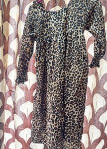 cheetah print frock