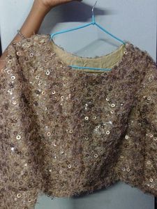 Sparkly Shimmer Crop Top