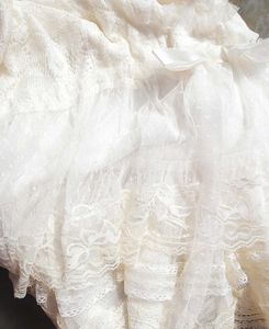 Pintresty Korea Tiered Lace Mini Skirt