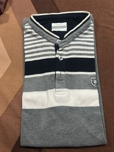 Men's Striped Polo T-Shirt