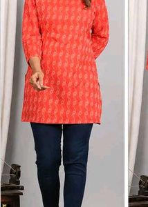 new style v_neck kurti