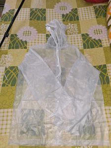 Clear Raincoat with Hood
