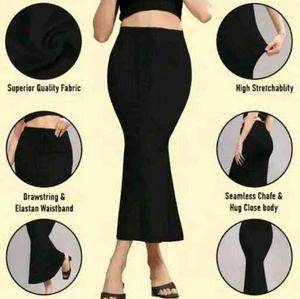 Black High Stretch Shapewear Skirt