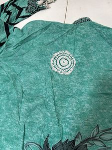 Pakistani lown croshiya works suit