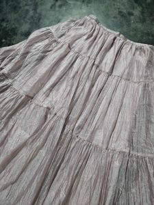 high mesh waisted slimming a line skirt