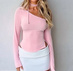Cute Pink Long Sleeve Top