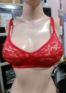 Beautiful Red Lace Bra &amp; Panty Set