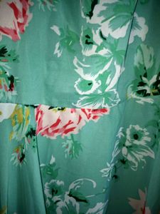 Beautiful Floral Print Gown