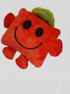 Cute Red Smiley Plush Toy