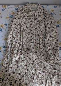 Floral Print Long Sleeve Dress