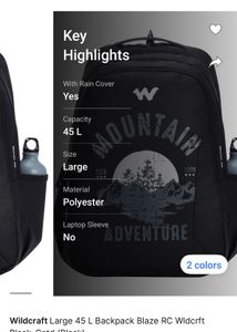 Wildcraft Backpack