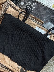 Shein Black Ribbed Crop Top