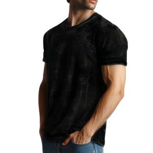 KoolYug Black Acid Wash T-Shirt