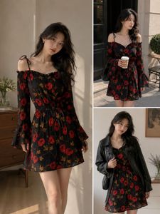 Floral Off-Shoulder Mini Dress