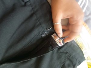 Men's women's both Black Classic Fit Pants