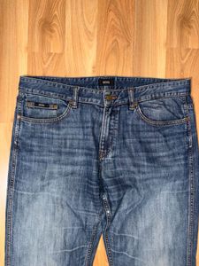 HUGO BOSS Men's Blue Wash Jeans