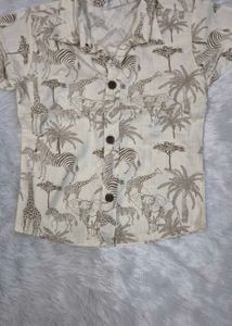 Safari Print Shorts