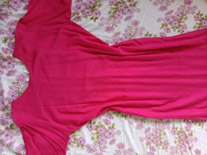 Vibrant Pink Embellished Kurta