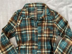 Flannel Plaid Fit and Flare Dress
